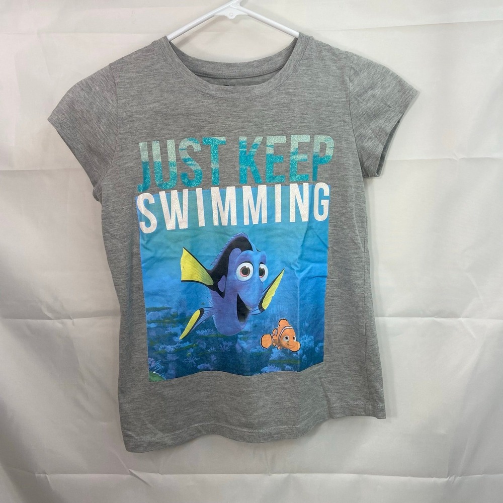 Disney Pixar Finding Dory Nemo girl's‎ short sleeve casual tshirt relaxed large